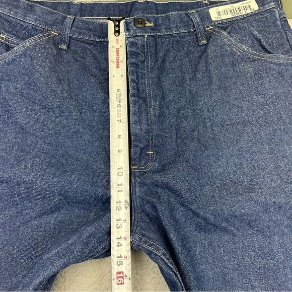 Bulwark FR Jeans Mens 40x34 Blue Denim Flame Resistant Work Wear Straight Casual - Picture 9 of 13